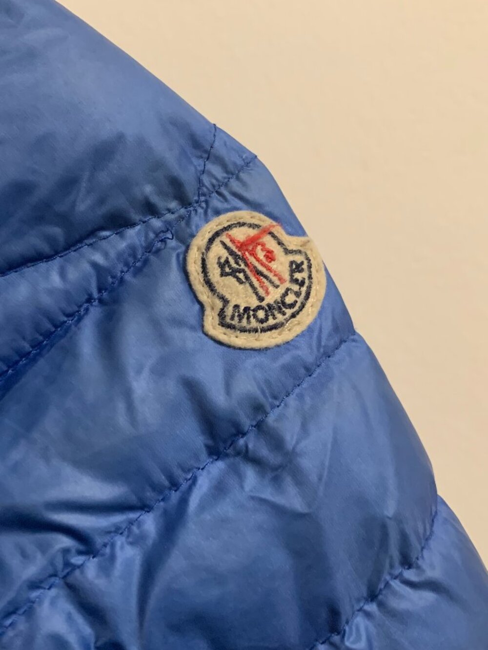 Moncler Boys Lightweight Blue Windbreaker Jacket Size 3